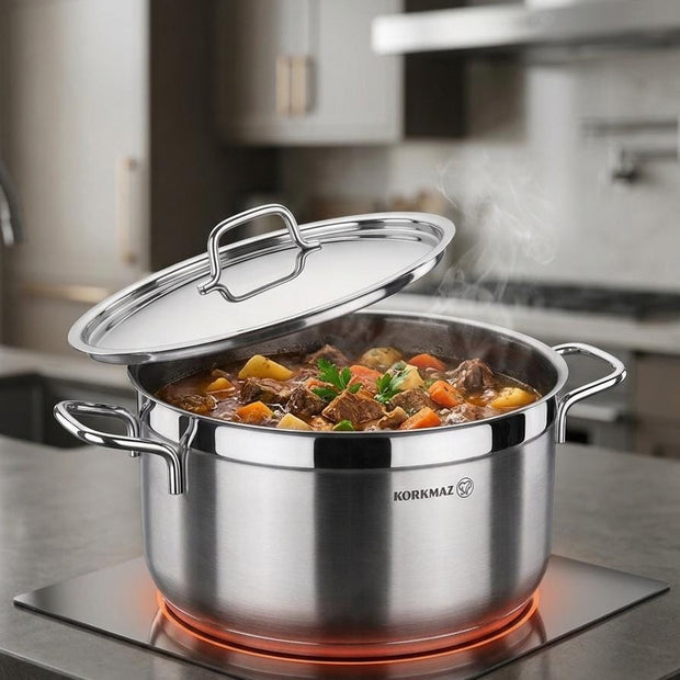 Korkmaz Alpha Stainless Steel Pot