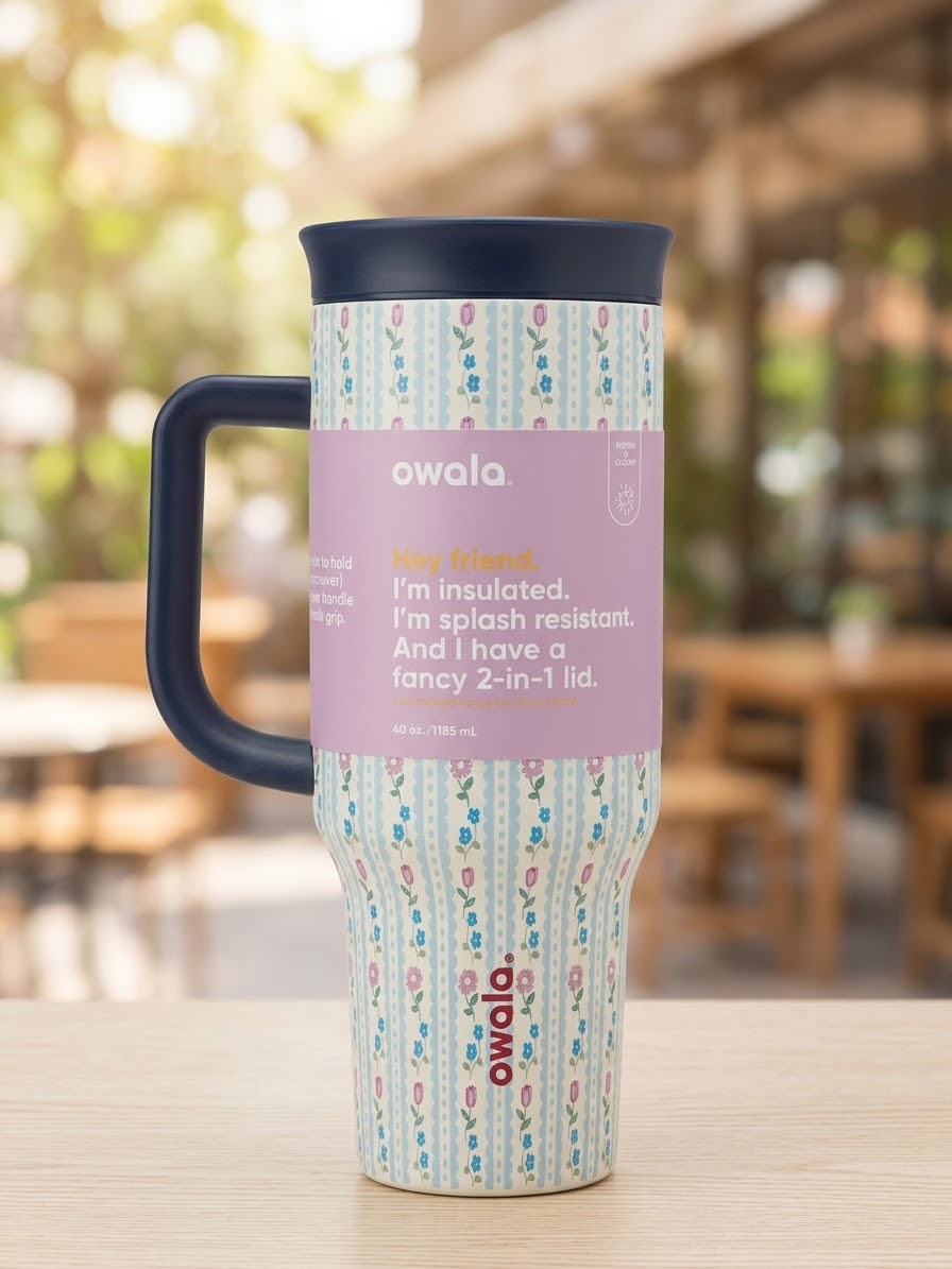 1185ml  بيد الوان Owala مج