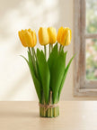 Artificial Tulip Flower Bouquet, 25 cm