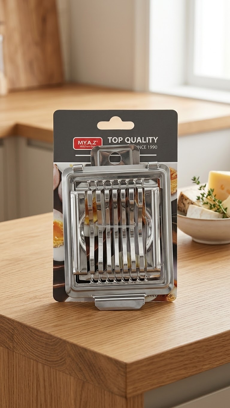 Stainless steel egg cutter