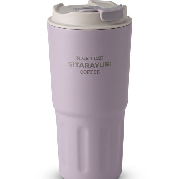 كوب حراري ستانلس ستيل بغطاء SITARAYURI