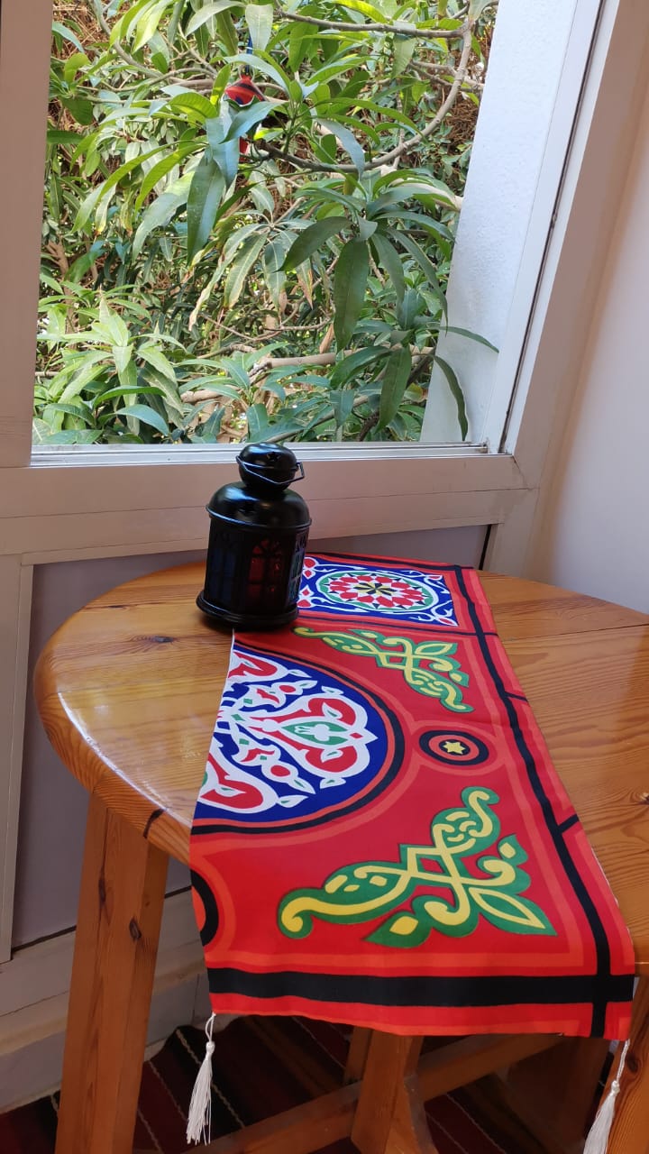 رانر ترابيزة رمضان خيامية متعدد الالوان 30*150سم