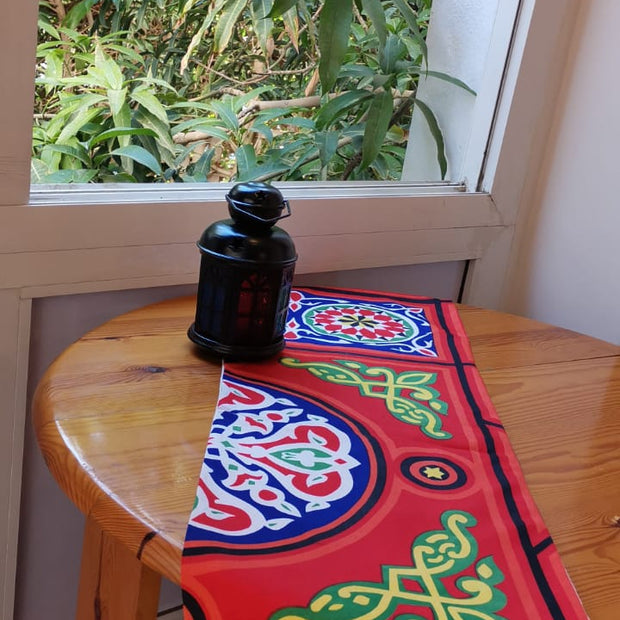 رانر ترابيزة رمضان خيامية متعدد الالوان 30*150سم