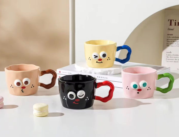 مج بورسيلين مجسم عيون موديل SN1-78