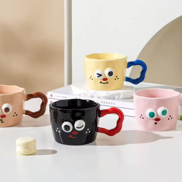 مج بورسيلين مجسم عيون موديل SN1-78