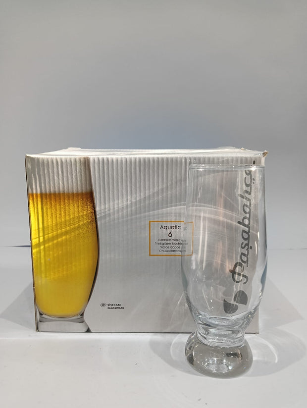 Pacabahce AQUATIC 370 ml 6-piece shop set.