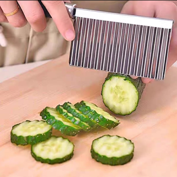 قطاعة خضروات مموجة