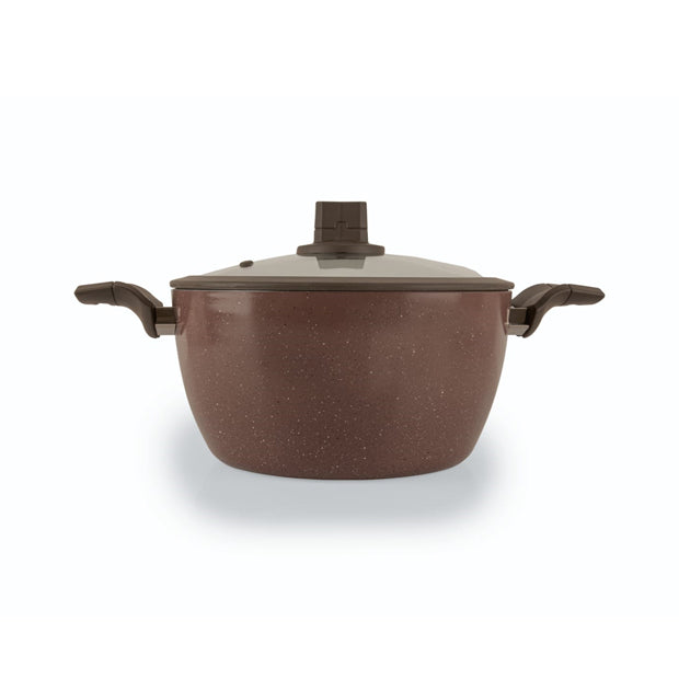 Trovall Premium Granite Pot Stainless Steel Lid Sizes (18-28 cm)