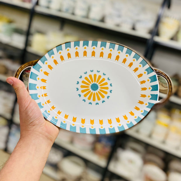 Oval Andalusian platter, 20 cm, model 12295