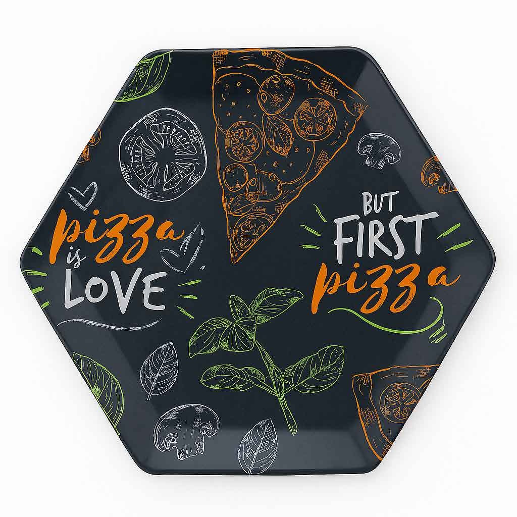 طقم بيتزا شكل سداسى Pizza Design Olive