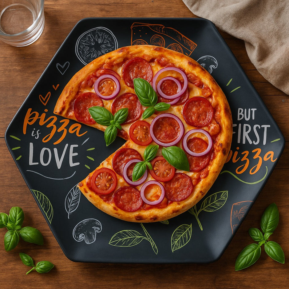 طقم بيتزا شكل سداسى Pizza Design Olive
