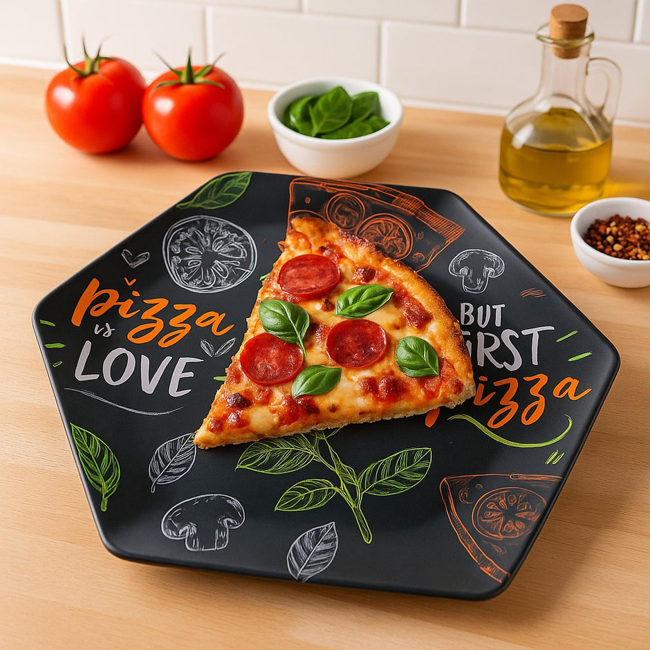 طقم بيتزا شكل سداسى Pizza Design Olive