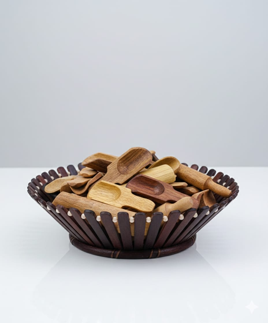 ملعقة توابل خشب صغيرة