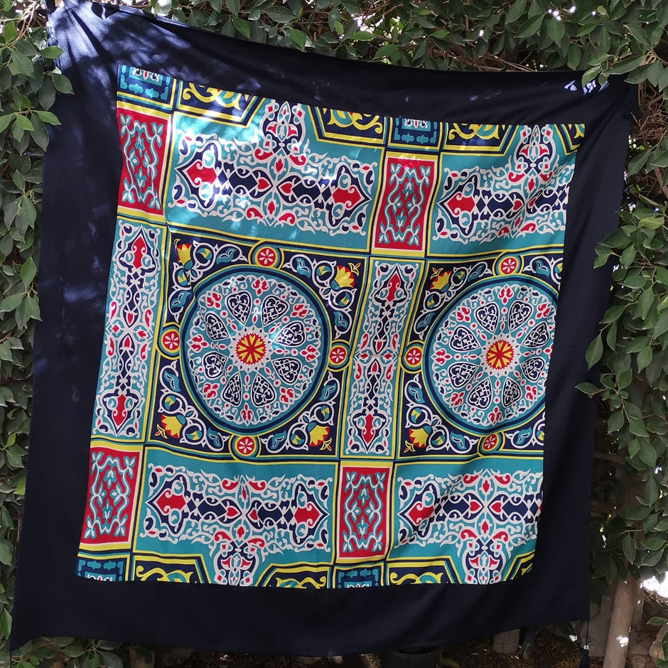 مفرش ترابيزة رمضان خيامية متعدد الالوان