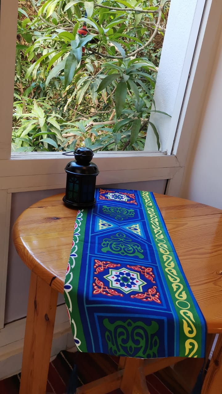 رانر ترابيزة رمضان خيامية متعدد الالوان 30*150سم