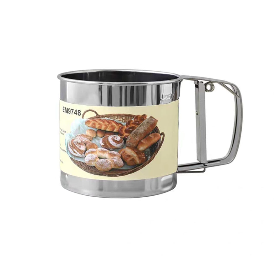 منخل دقيق يدوى ستانلس ستيل