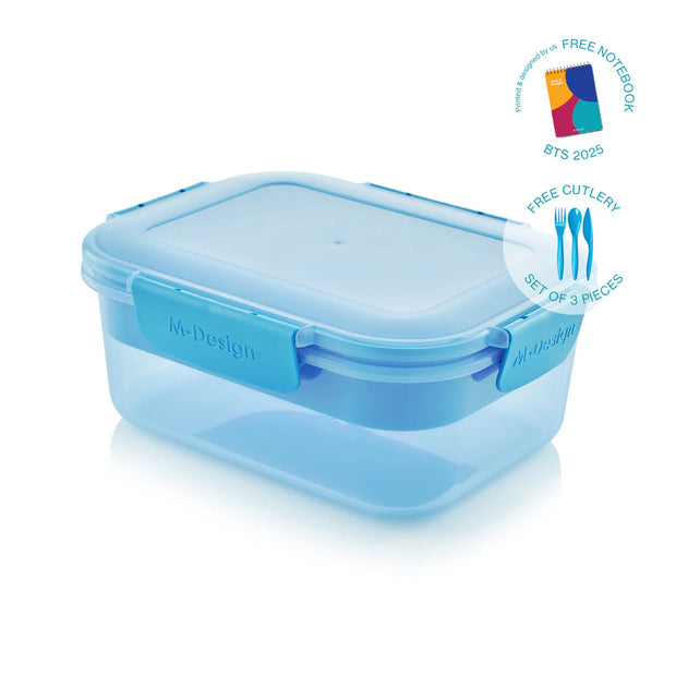 ام ديزاين لانش بوكس فريسكو 1.6 لتر - M Design Fresco™ Lunch Box + Free Cutlery