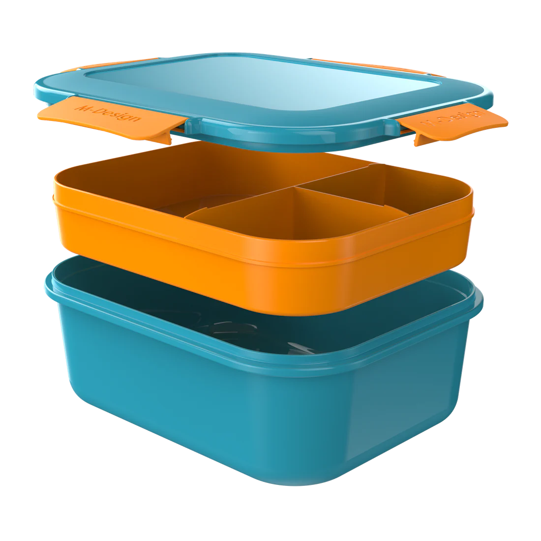 ام ديزاين لانش بوكس فريسكو 2.1 لتر - M Design Fresco™ Lunch Box 2.1 L+ Free Cutlery