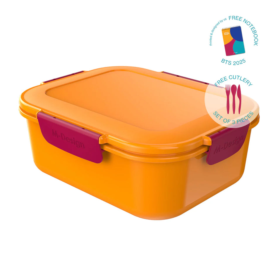 ام ديزاين لانش بوكس فريسكو 2.1 لتر - M Design Fresco™ Lunch Box 2.1 L+ Free Cutlery