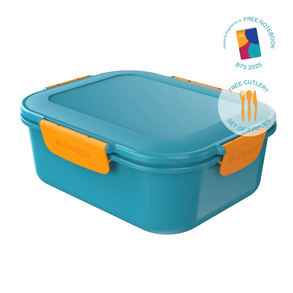 ام ديزاين لانش بوكس فريسكو 2.1 لتر - M Design Fresco™ Lunch Box 2.1 L+ Free Cutlery