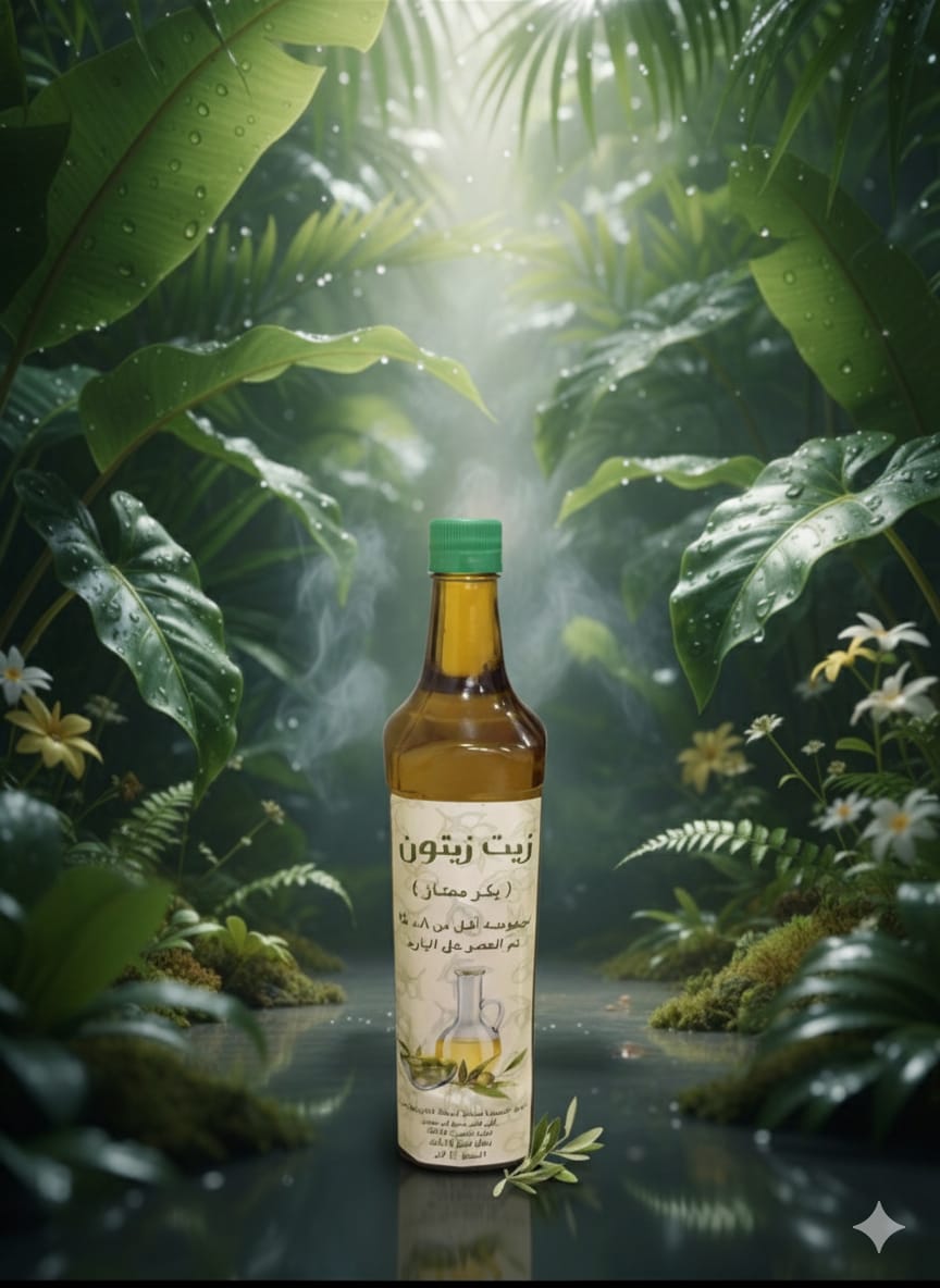 زيت زيتون بكر ممتاز 1 لتر