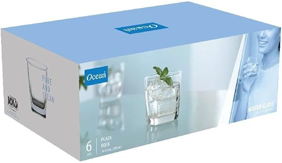 Ocean Plaza Rock Cup 6-Piece Set