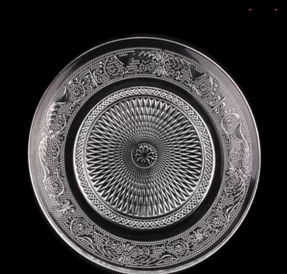 طبق تقديم زجاج 26 سم